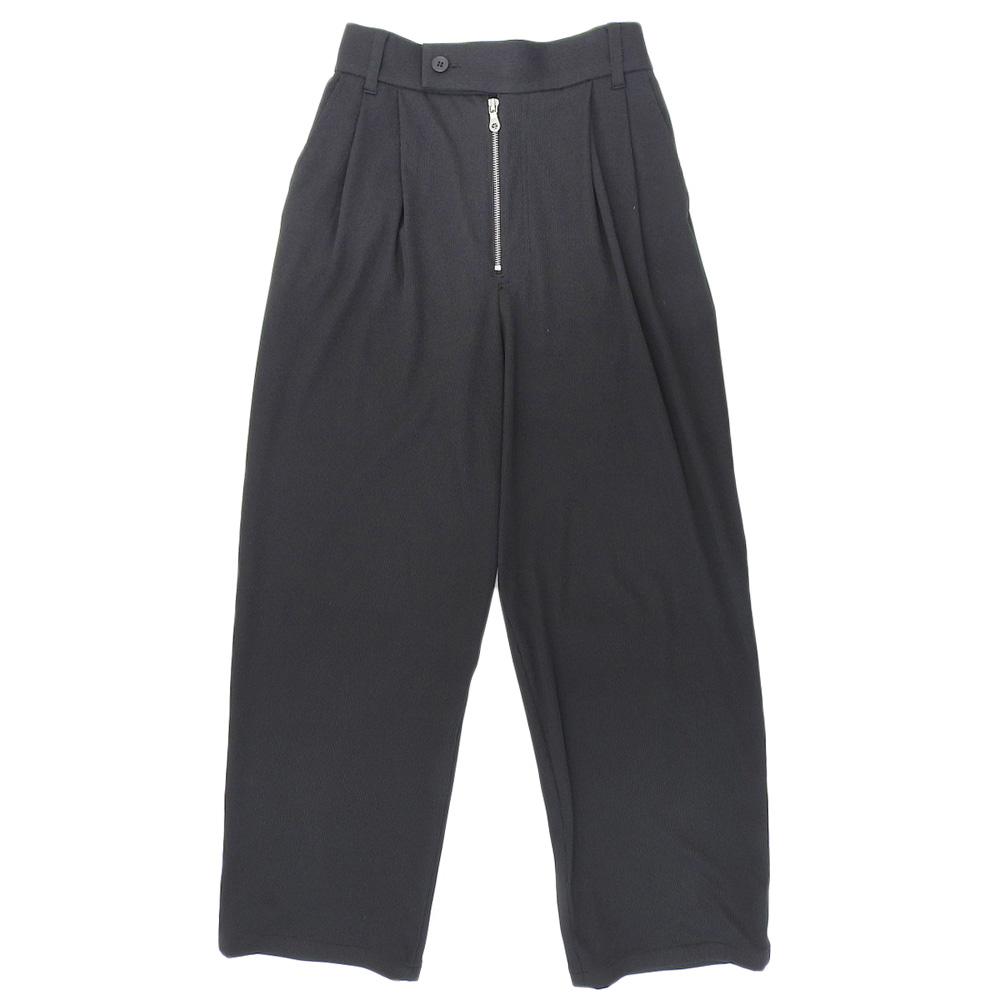 LE CIEL BLEU Beautiful Rib Jersey Zip Front Pants Bottoms Women's Black Size 36 25S68310 Bottoms 36 blackUsed