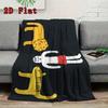 Cats Lions and Humans 2D Flat Pattern Flannel Blanket High quality All Seasons Warmth and Comfort Perfect for Christmas Gifts.MMT0918338