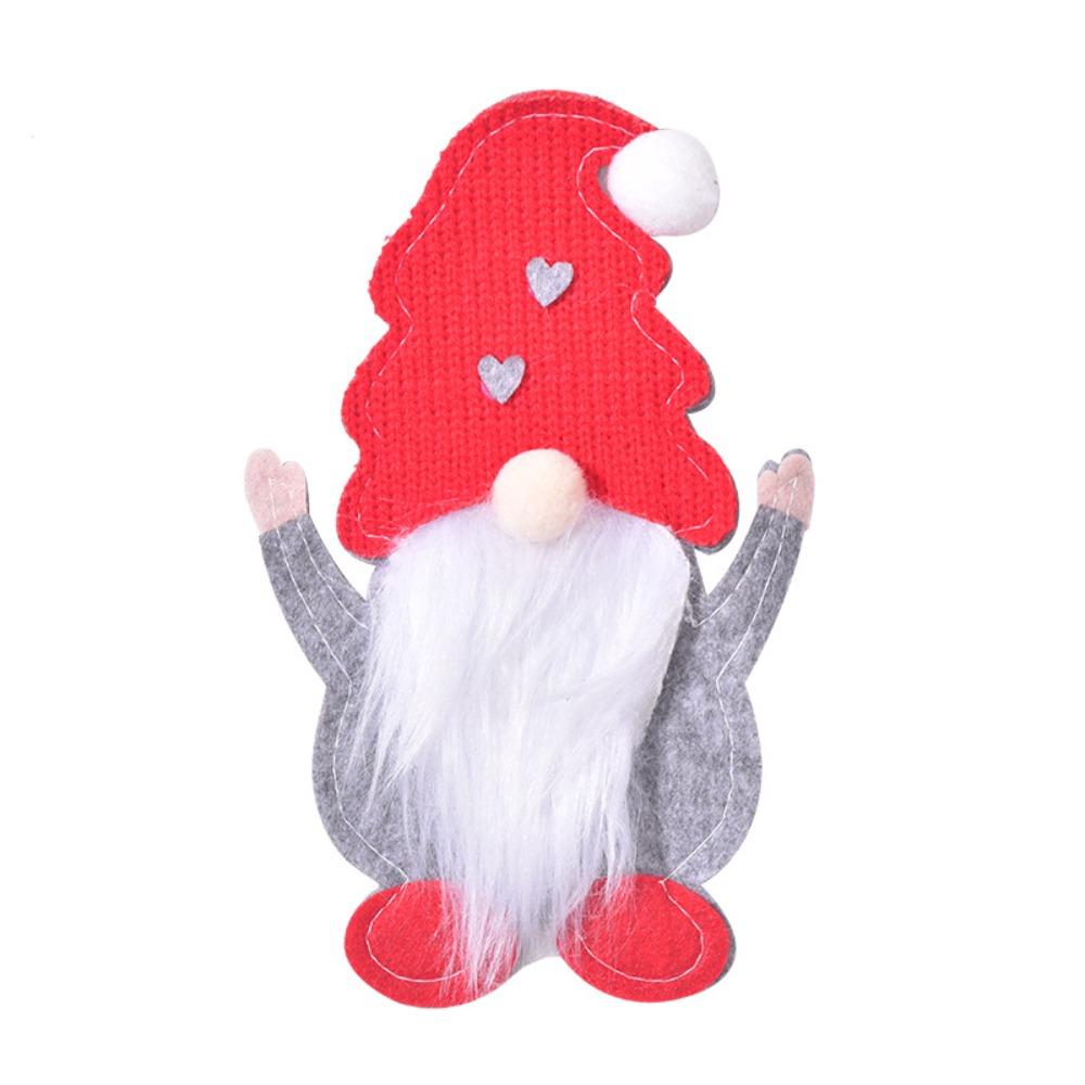1/4PCS Santa Claus Christmas Tableware Bag Christmas New Year Christmas Tableware Holder