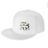 Rasta Lion Of Judah Flat Brim Baseball Cap Men'S And Women'S Adjustable Hat Black