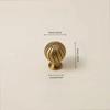 French-style vintage alloy handle for wardrobe doors, cabinets, drawers, shoe cabinets, and furniture in American antique bronze