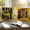 Classic Movie K-Kill Bill   Pillow Covers Cartoon Sofa Decorative Home Double-sided Printing Short Plush Cute Cushion Cover