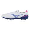 Mizuno Morelia Neo 4 Slip Resistant, Abrasion Resistant, Breathable Soccer Shoes Unisex White Blue Mizuno P1GA253525