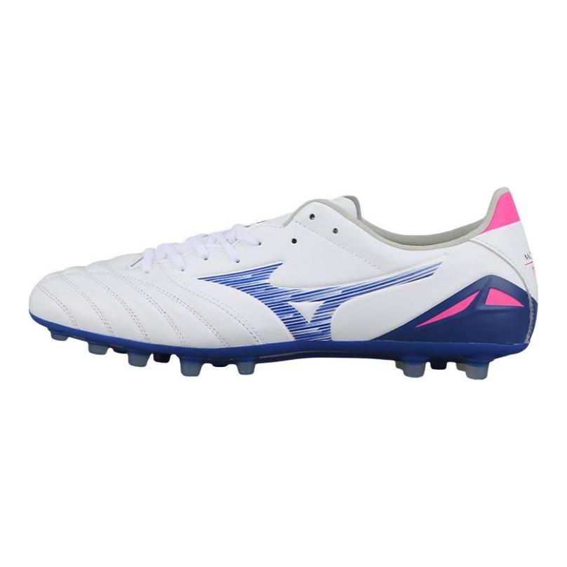 Mizuno Morelia Neo 4 Slip Resistant, Abrasion Resistant, Breathable Soccer Shoes Unisex White Blue Mizuno P1GA253525