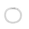 E.B.belle Luxury Christmas Jewelry Gift For Ladies Square Tennis Chain Choker Necklace Green Pink White Black Crystal Necklace
