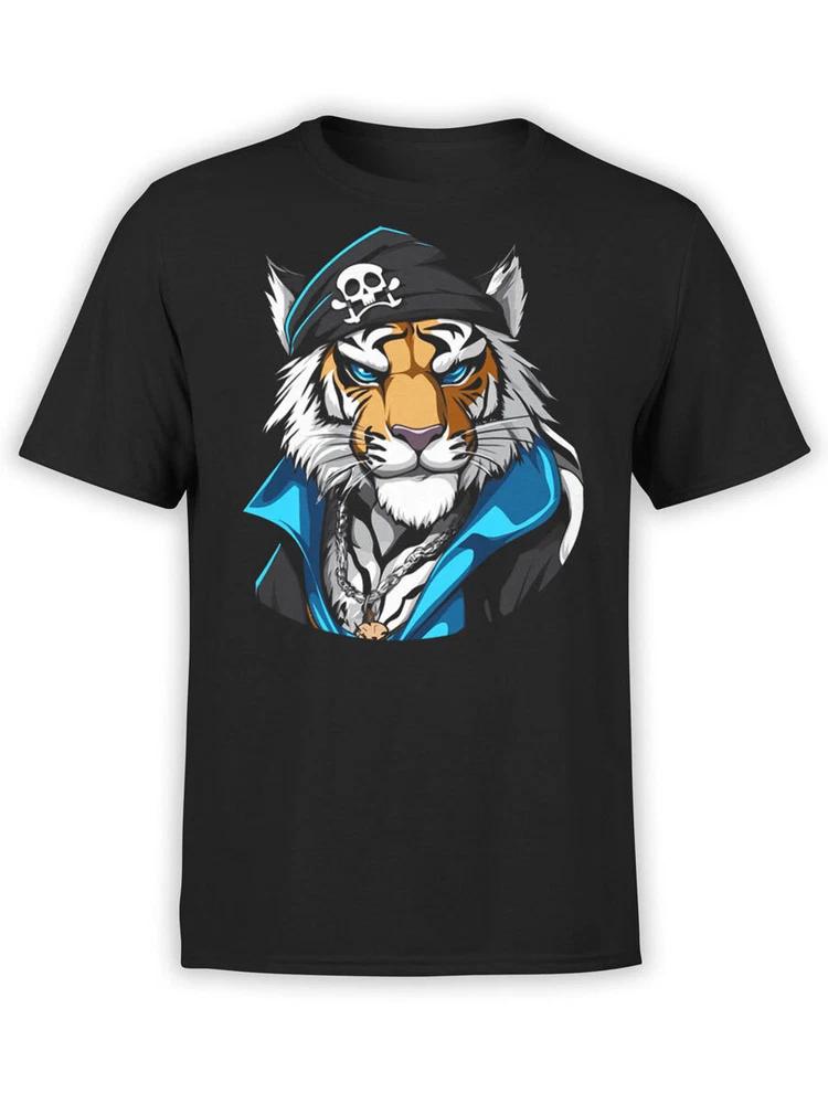 Tiger Tshirt Collection Pirate Tiger Tshirt Unisex S