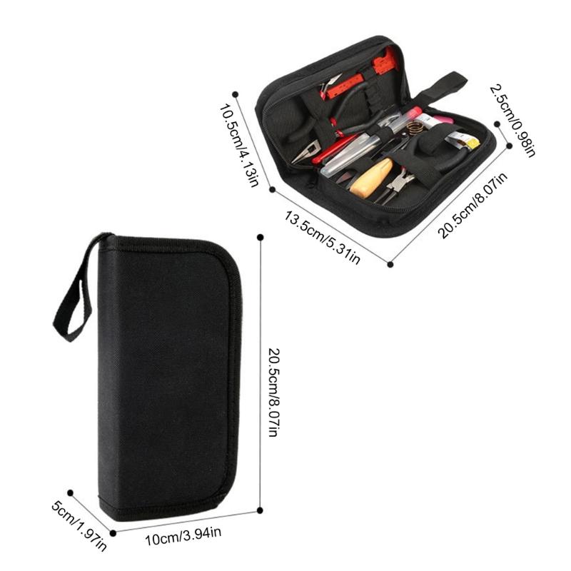 Handmade Small Jewelry Tool Set Nose Pliers Glue Storage Box Rings