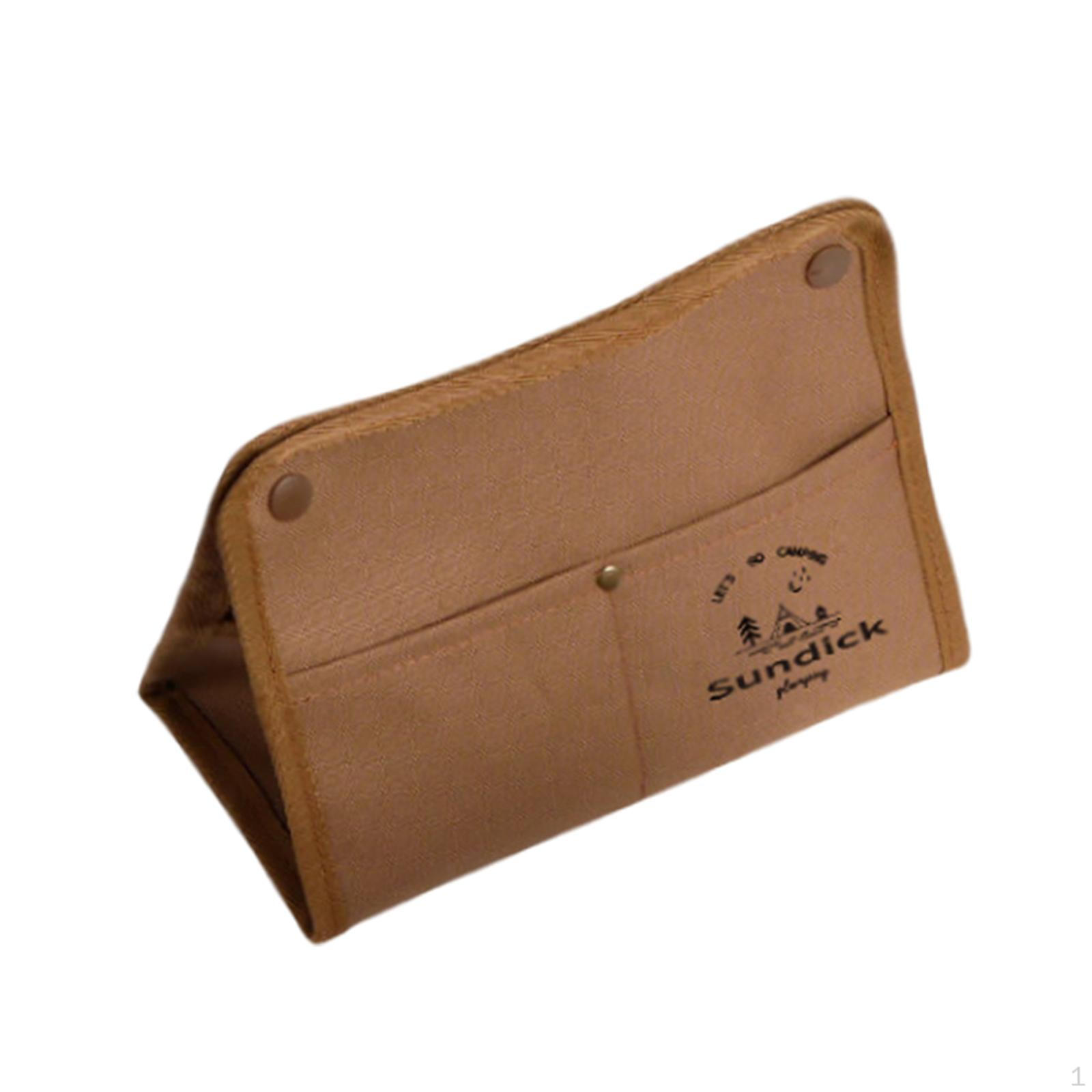 Compact Tissue Organizer for On-the-Go Hygiene Brown