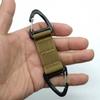 1PCS Outdoor Triangle Buckle Multifunctional Carabiner Webbing Buckle Belt Clip Hanging Key Hook for Climbing Camping Hiking