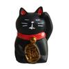 Ornament Crafts Exquisite Realistic Resin Lucky Black Cat Ornament for Cake Topper