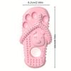 TPR Dog Chew Toys Spiky Ball & Slipper Shape Bite-Resistant Teething Toys for Puppies Dental Cleaning