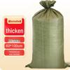 Heavy-Duty Woven Polypropylene Bags (100-Pack)