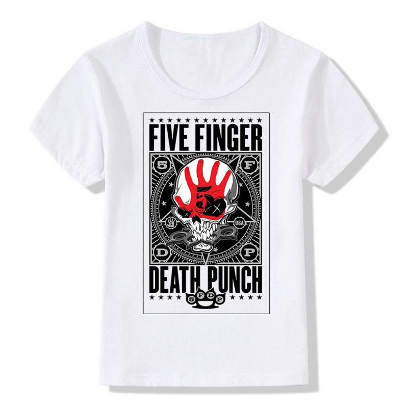 Gotcha Finger Unisex Youths Short Sleeve T-Shirt Kids T-Shirt Tops Black