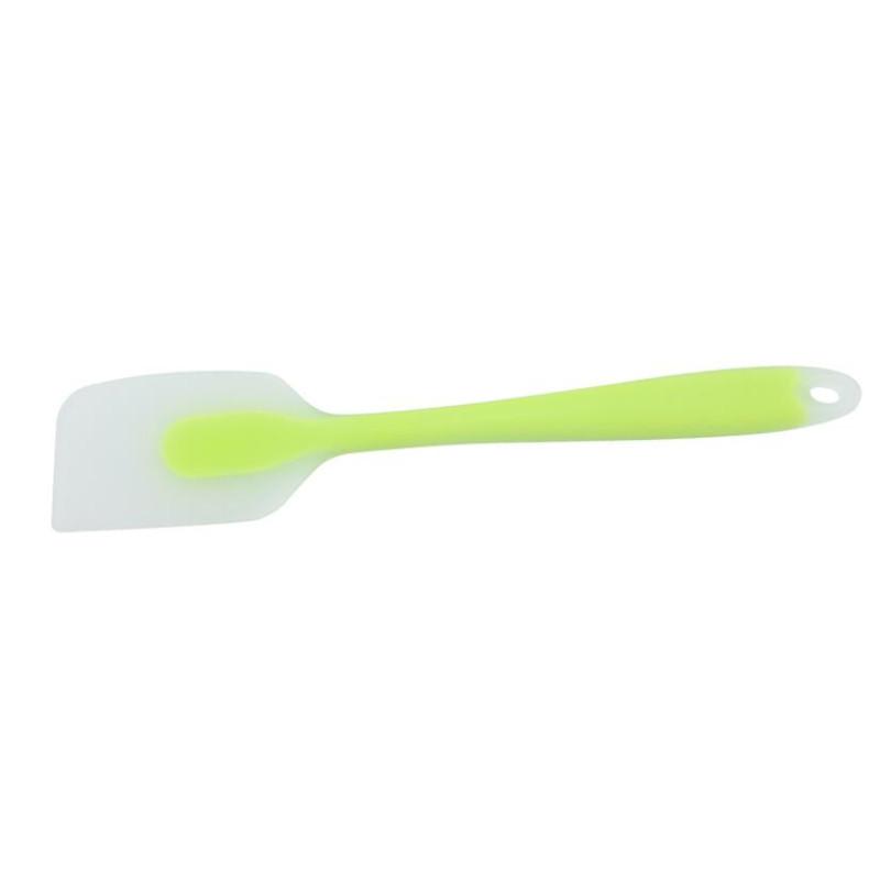 

Baking Tools Spatula Translucent Mini Silicone Spatula Baking Scraper Cream Heat-Resistant Kitchen Utensils Smoother Decorator зелёный