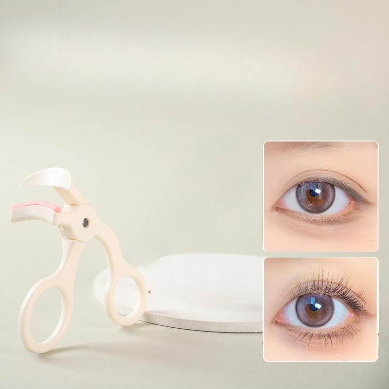 

Transparent One-Clip Eyelash Curlers Easy To Operate Gecomo Long-Lasting Styling Wide-Angle and Partial Eyelash Curlers Portable