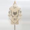 Floral Triangle Shawl Hollow Tassel Wrap New Lace Scarf  Everyday Outfits