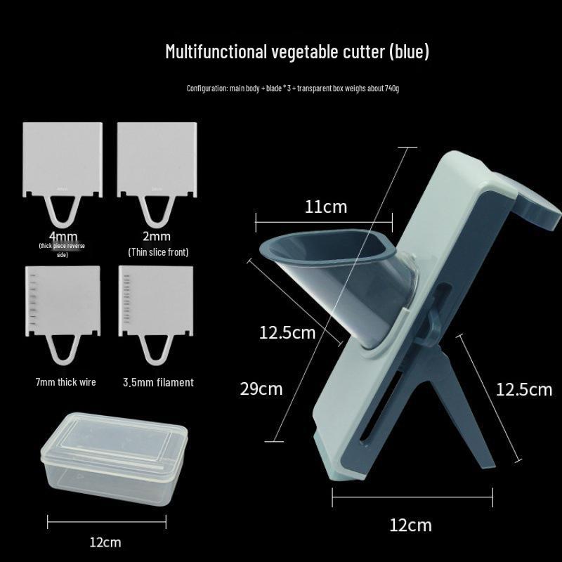 Multifunktionaler Gemüseschneider & Reibe - Kartoffel-Raspel- & Schneidewerkzeug