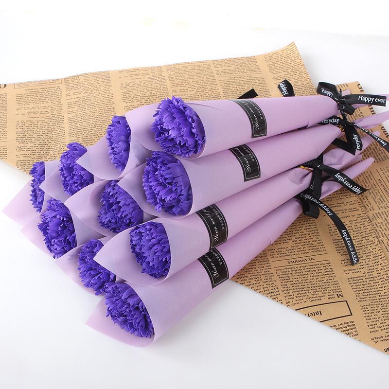 Jikonai Soap Bouquet Bright Single Rose Company Event Shopping Mall Opening Street Sweeping Ceremony