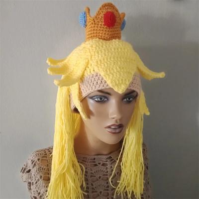 Nový ručně háčkovaný stylový personalizovaný klobouk houba pro dospělé šátek na hlavu