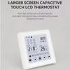 1 Set Smart-WiFi Thermostat With Touchscreen For-TUYA For-SMART LIFE Energy-Efficient Heating Control Home Heating Accessories