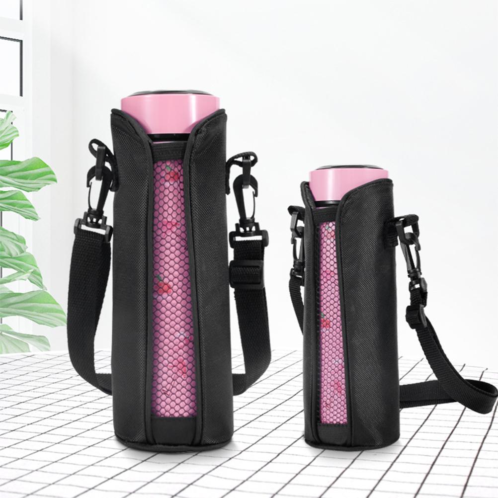 Portable Water Bottle Carrier Outdoor Insulated Water Bottle Holder Bag with Detachable Shoulder Strap
