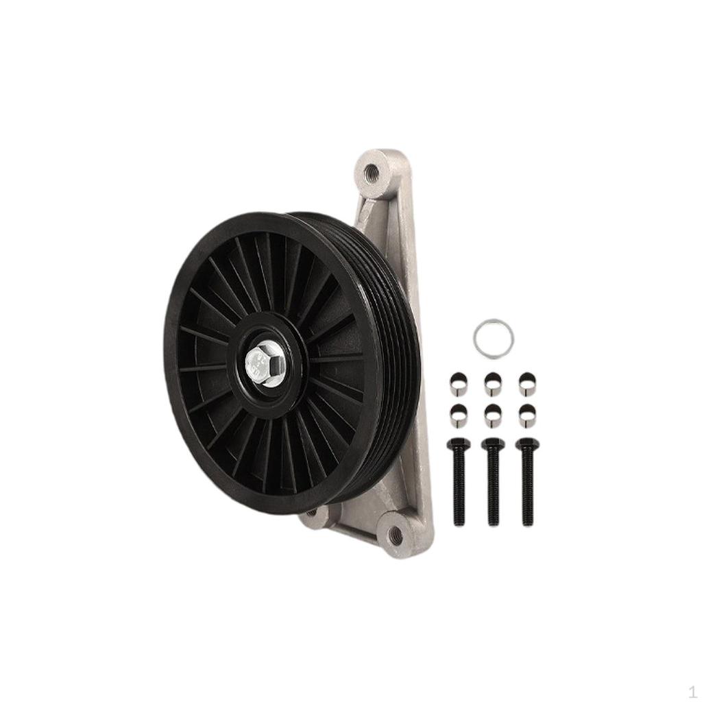 Alloy Air Conditioning Bypass Pulley 34163 Stable Performance Lightweight Replace Simple