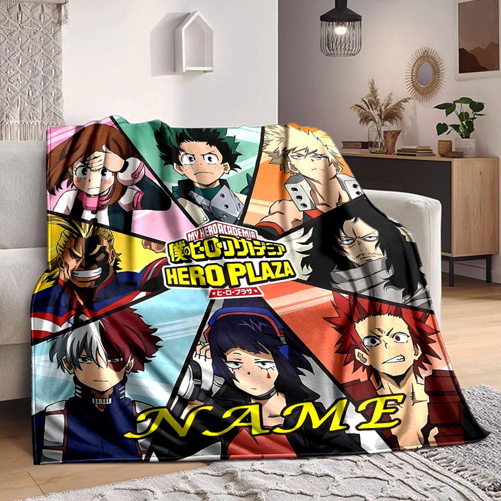 Custom 1pc Hero Plaza Adventure Blanket, Soft And Comfortable Blanket, Casual Warm, Camping Travel Blanket, Birthday Gift Q912112