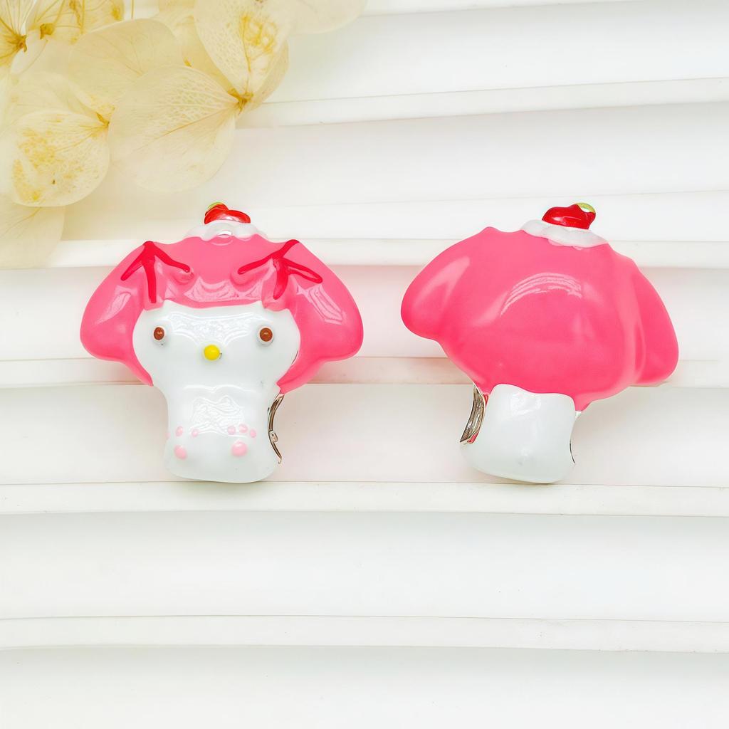 DIY Hand-Painted Silver-Plated KT Cartoon Beads - Creative Jewelry Accessories