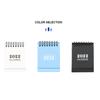 2024 Simple Black White Series Desktop Calendar Dual Daily Schedule Table Planner Yearly Agenda Organizer Office Ornament