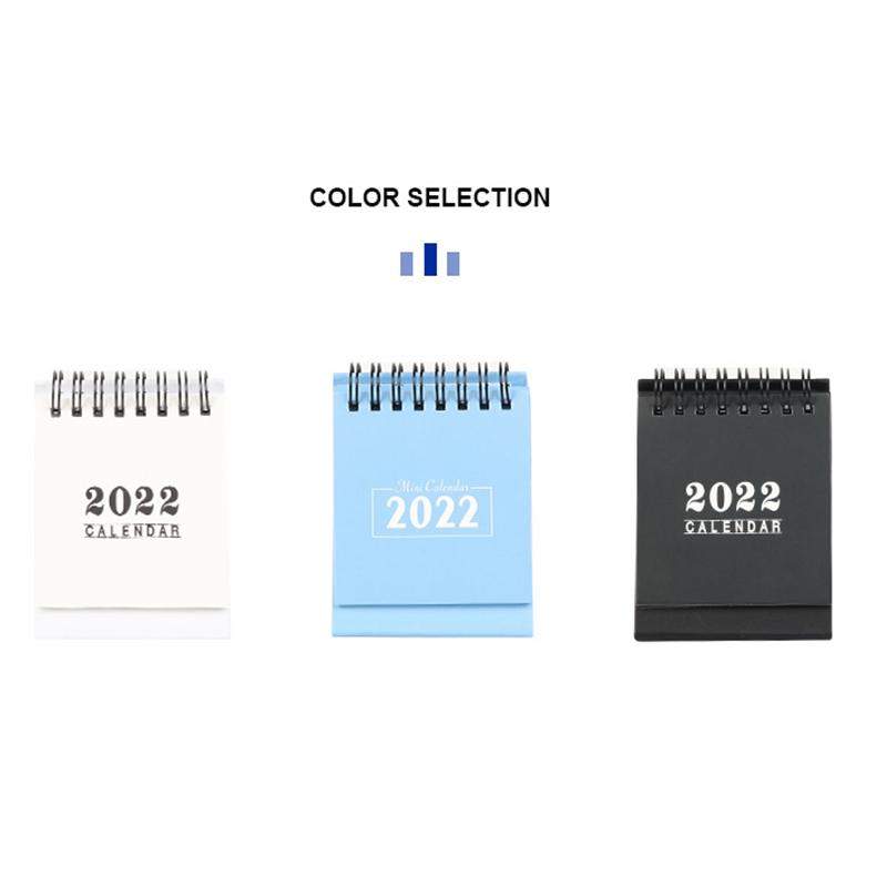 2024 Simple Black White Series Desktop Calendar Dual Daily Schedule Table Planner Yearly Agenda Organizer Office Ornament
