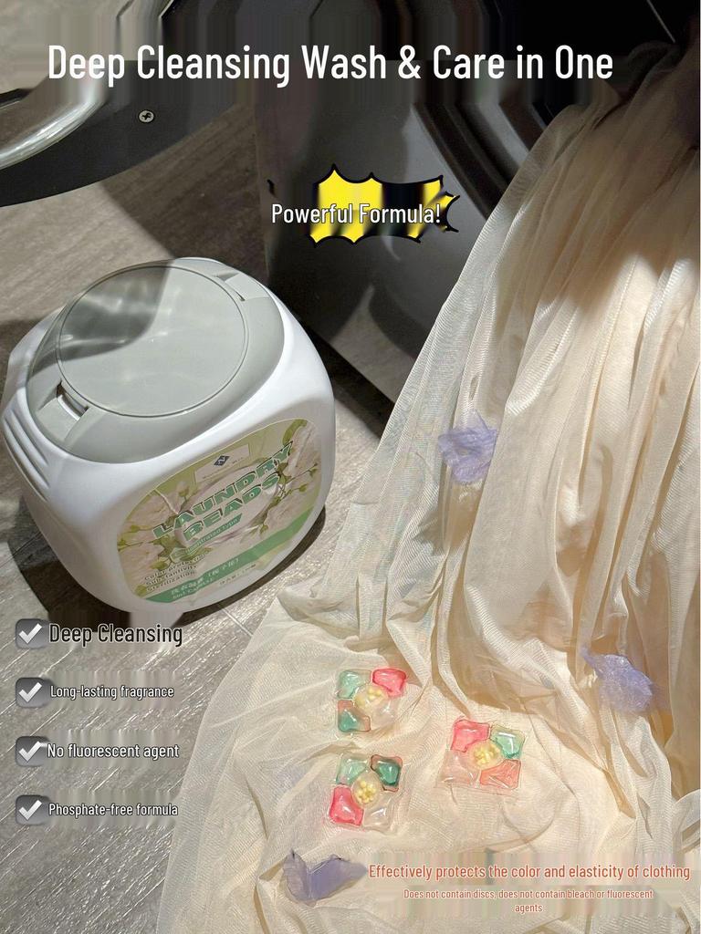 Gardenia 5D Pět v jednom prací kapsle - Dlouhotrvající čistá vůně