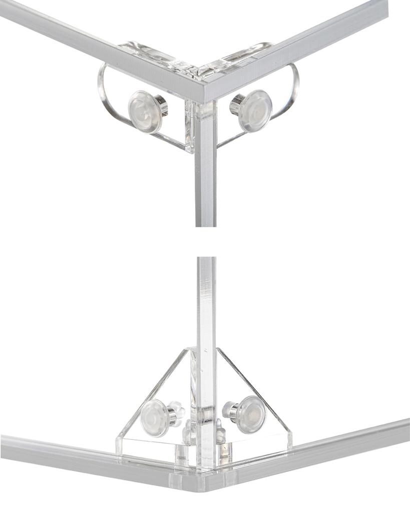 CHILLCASE Figure Laser Collection Clear View Display Case with Black Easy Reinforced Acrylic Dustproof Storage Includes Dedicated Gloves and Cleaning