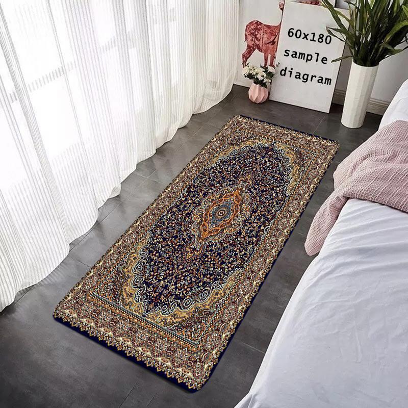 Hallway Door Mats Interior Foot Rug Persian Style Welcome Floor Mat for Entryway Rectangle Carpet Kitchen Rugs Fluffy Home Decor