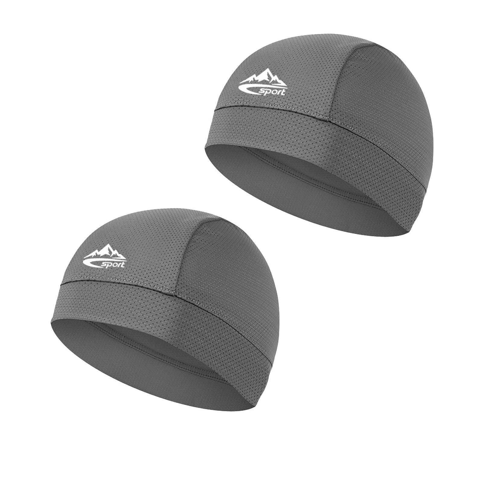 

[ZVCXOE] Inner Cap Cooling Cycling 2-Pack Bandana Cap Windproof Breathable Thin Sweat-Absorbent Quick-Drying Motorcycle Helmet Inner Antibacterial