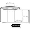 True-Ally 50x25 Direct Thermal Barcode Label Sticker - 2 x 1 inches - 50mm x 25mm - 1000 Labels Per Roll - White Self Ad