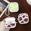 Case For Samsung Galaxy Buds 2 2Pro 3Pro 3 FE Live 4 Pro 4Pro Clear Earphone Cases Cover With Hook Twinkle Stars Cow Pattern
