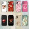 Dreamy INS Glittering Big Eyes Comic Phone Case For Samsung S25,S24,S21,S22,S23,S30,Ultra,S20,Plus,Fe,Lite,5G Black Cover