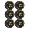 6pcs Pool Cue Tips Professional Multi Layers Billiard Pool Cue Tips Replacement for Pool Cues and