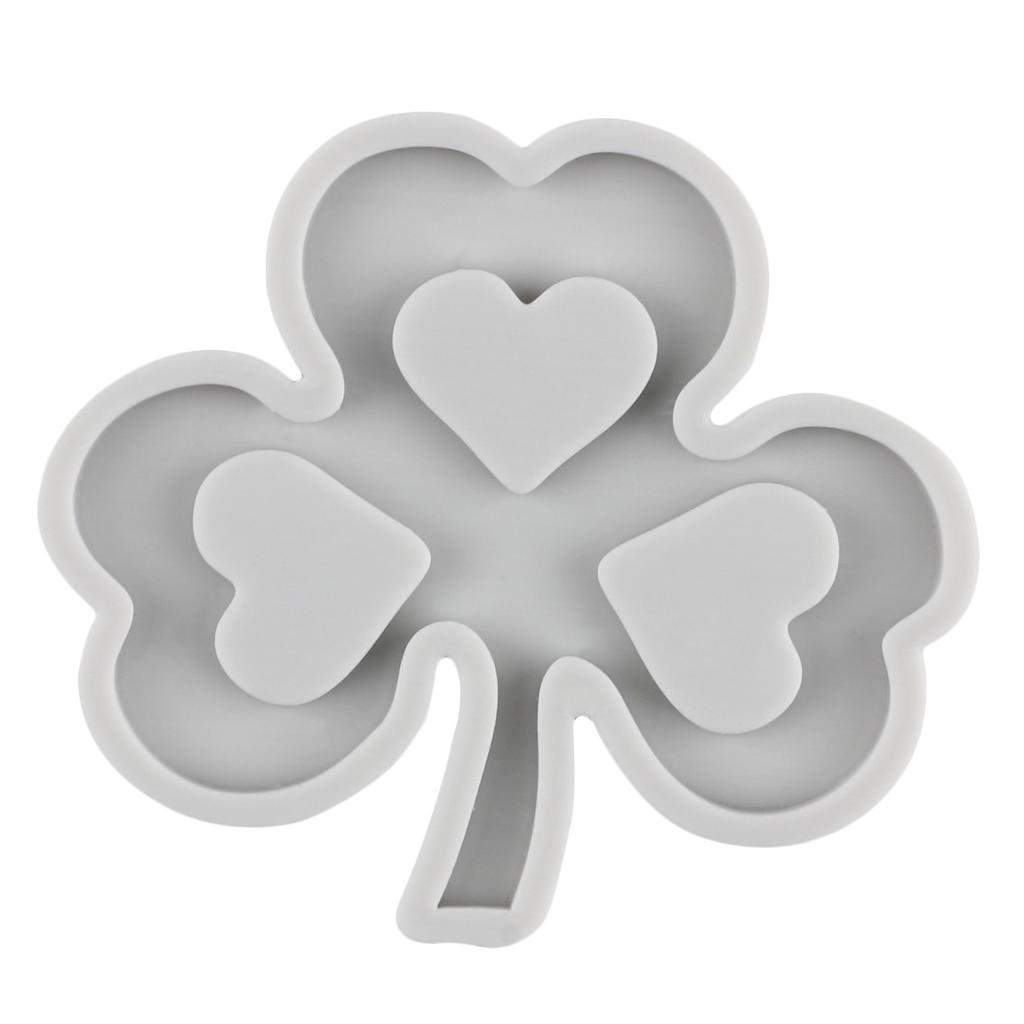 St. Patrick's Day Fondant Mould Shamrock Silicone Moulds Four Leaf Clover Hat Horse Shoes Mould Cake Decorating Candy Chocolate Gumpaste Polymer Clay