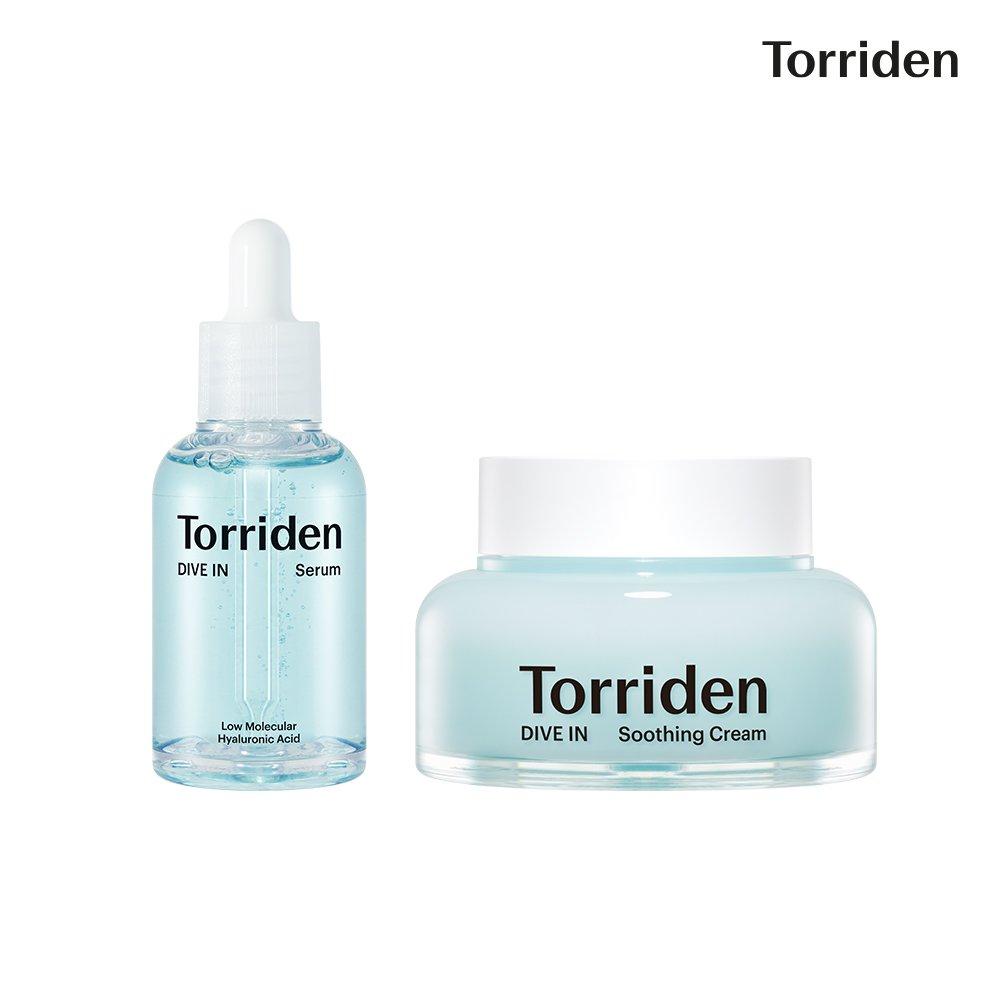 

[2-piece set] Dive-in Hyaluronic Acid Serum 50ml + Soothing Cream 100ml
