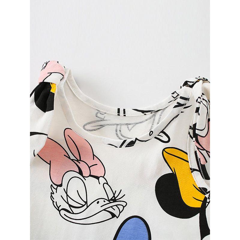 Cross-Border Kids' Skirt Summer Wear New Arrival Fashion Children round Neck Cute Little Girl Fashion Princess Dress Dress