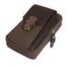 Casual Men Waist Bag Small Solid Color Zipper Fanny Pack Card Holder 4 Inch Phone Pouch Belt Bag Purse Outdoor Sports