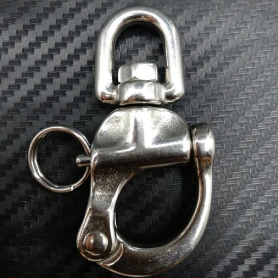 Marine Boat Snap Shackle Swivel Bail Yacht Sailing Hardware Stainless Steel