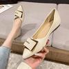 Fashion Office Pointed Toe Women's Flat Shoes Low Price Ladies Footwear Luxury Brand Chic and Elegant Lastest 2025 Summer Dress Y2k Shoe