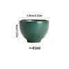 45ml Kung Fu Teegeschirr, Teetasse, kleine Teeschale, Keramik Retro Teetasse, kleine Teeverkostungstasse, Einzelbecher, Meisterbecher