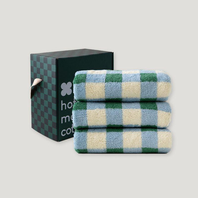 Sosomoso mjukare Tencel Modal hotellhandduk 3-pack - kontrollera