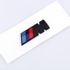 Emblème M M Badge ABS 3D Badge d'aile de voiture Autocollants de coffre Pour BMW E46 E90 E60 F10 F30 E39 F20 E36 G30 G20 E92 E70 M Accessoires Auto