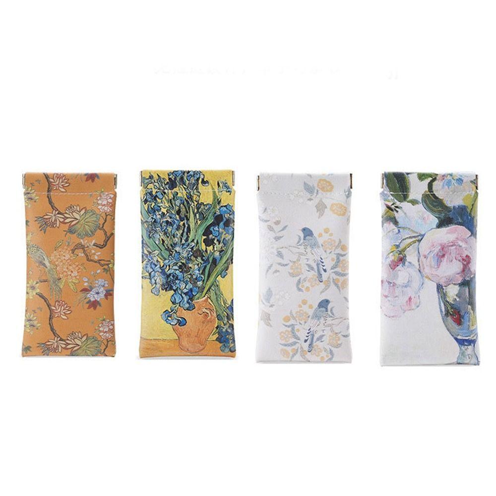 Eye Glasses Holder Oil Painting Glasses Case Eyewear Bag Eyewear Protector Case Sunglasses Pouch