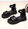 Thick-soled Sandals Sports Soft-soled Mid-heel Beach Shoes Sandals