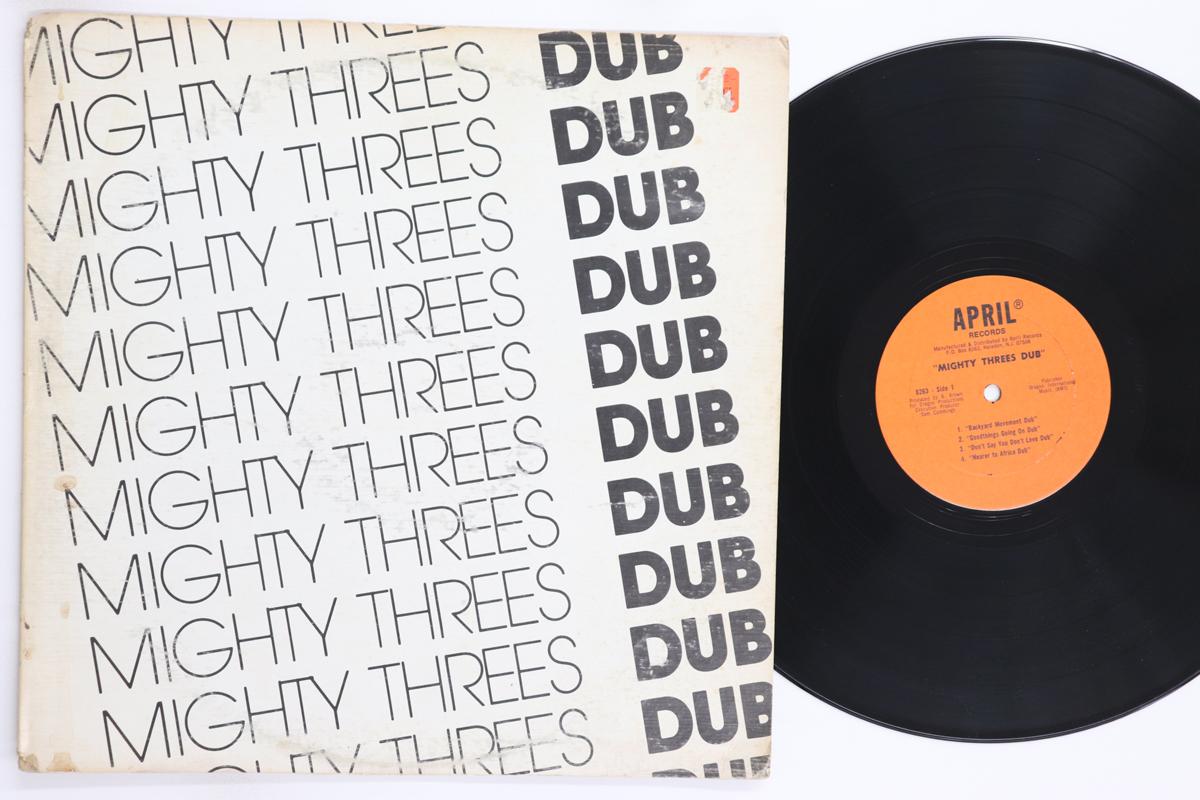 

LP Record MIGHTY THREES Mighty Threes Dub 8263 APRIL RECORDS 1978 US Reggae Ska Dub Used